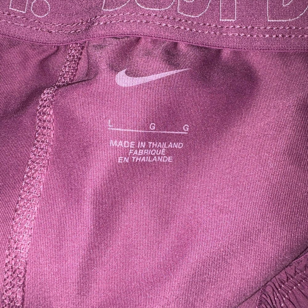 Nike Mauve/Pink Athletic Shorts - Picture 3 of 5